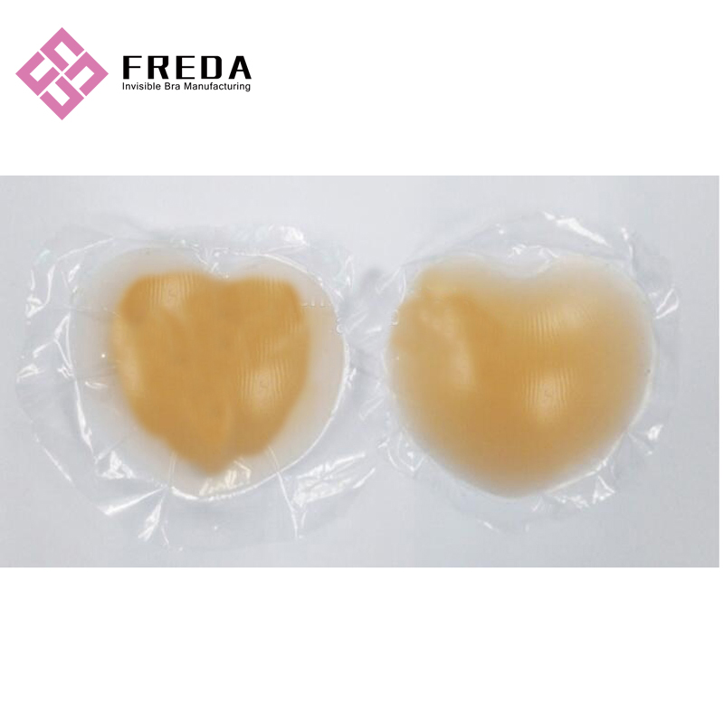 Transparent Heart Shape Invisible Bra Sticker 