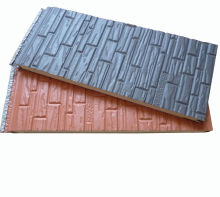 Unipan Steel Plate Polyurethane Wall Panel Siding (Grey color)