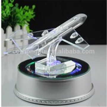 2016 New arrival crystal passenger plane model