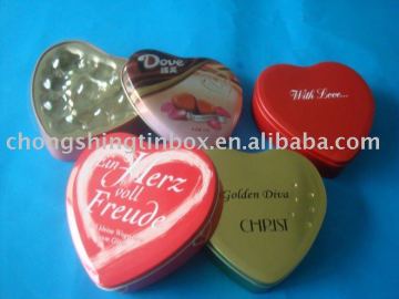 Heart shape luxury chocolate boxes packaging