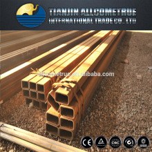 JIS/GB Galvanized and Black Square steel pipes for construction