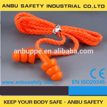 wholesale cheap silicon gel ear protection with cotton cord