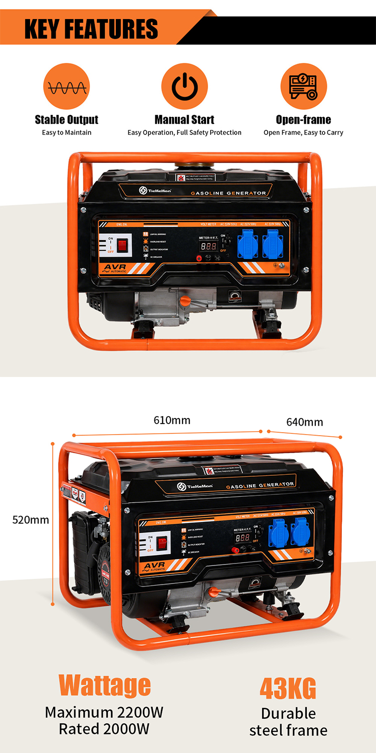 Generadores de gasolina convencionales AVR AVR Conventional Gasoline Generators