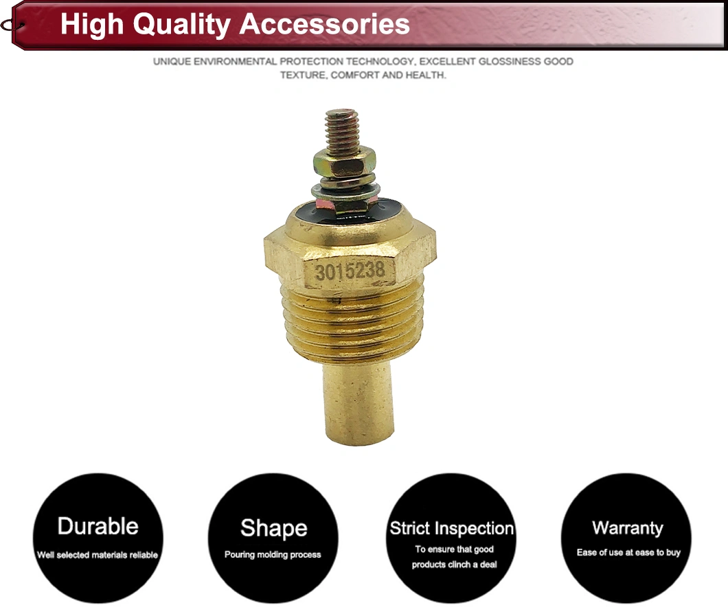 High Quality 3015238 Vdo Water Temperature Sensor Diesel Engine Parts Transducer Sensors