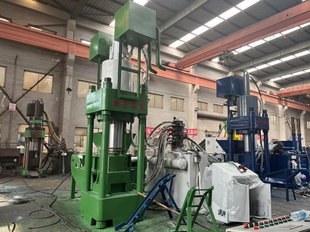 Vertical Scrap Aluminum Chip Briquette Machine With CE