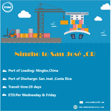 FCL Ocean Fracht von Ningbo nach San Jose