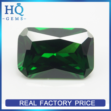 Rectangle Octangle cz Synthetic Baguette Cubic Zircon Emerald Green CZ