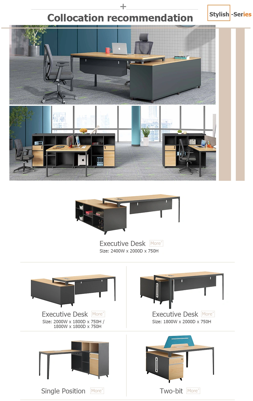 Custom Modern New Design Wooden Furniture Conference Office Table