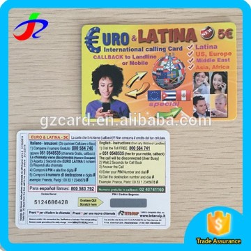 Alibaba.com recommends Gold Supplier print International voip calling card