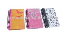 high class composition book& agenda with hard cover