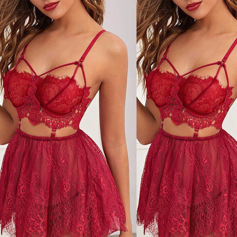 Fashionable Newest Commodity Lace Fashion Plus Size Women's Lingerie Dress Sexy Pajamas for Women