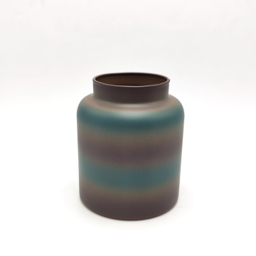 Retro color scented candle jar glass candle holder