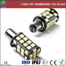 Long brigh+flash+can bus,1156/1157,40SMD5050,12V,24V DC,auto 12v led driving light