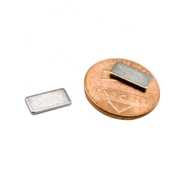 N52 tiny rectangular super neodymium Nickel Plated magnets