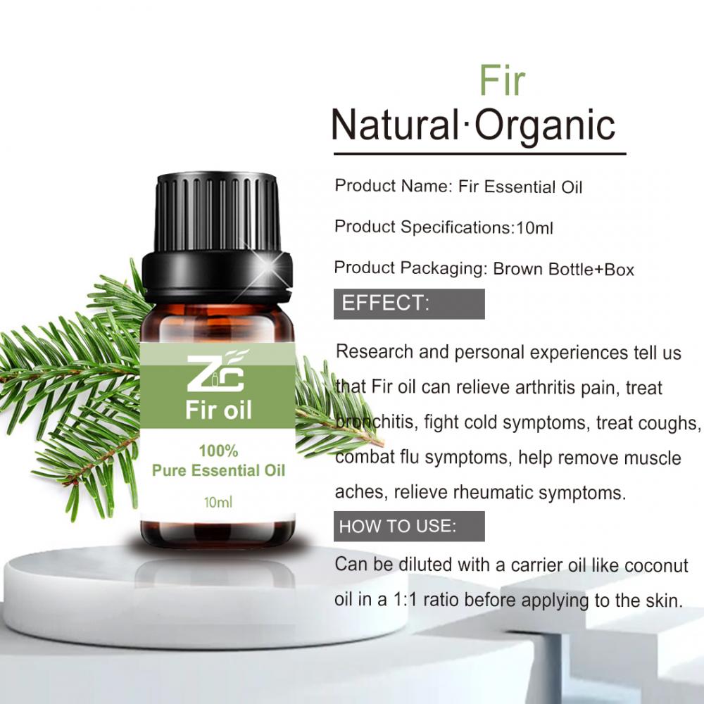 Minyak esensial fir alami murni berkualitas tinggi untuk aroma