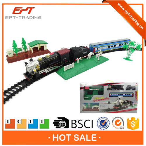 Electric slot car track train with light &sound