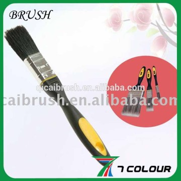 black bristle adjutant wall paint brush,Boar bristle paint brush,plastic handle paint brush