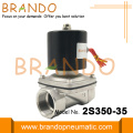 Válvula solenoide de acero inoxidable G1 1/4 &#39;&#39; 2S350-35