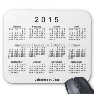 calendar mouse mat, time mouse mat