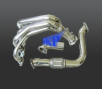 Exhaust Header for FORD FOCUS LONG TUBE with Flex pipe