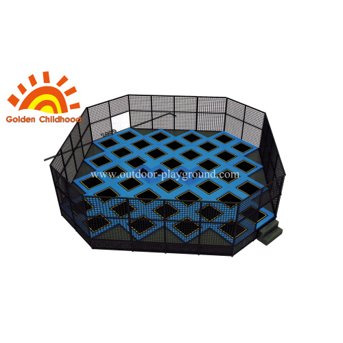 Free Jumping Square Trampoline Park