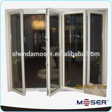 energy saving aluminum glass door aluminum folding door