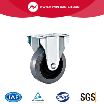 Medium Duty PP Core Swivel Plate Gray Rubber wheel Caster Wheels