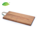 Long Acacia Wood Cutting Board With Leather Strap
