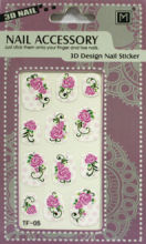 Beautiful 2d Nail Sticker - Tf05