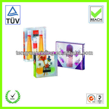 luxury cosmetic packaging/luxury plastic cosmetic box/cosmetic packaging