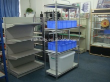 Cheap price Iron rack Liquor store shelving, department store shelving by China factory