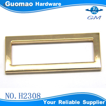 gold long rectangle metal ring of long big bag