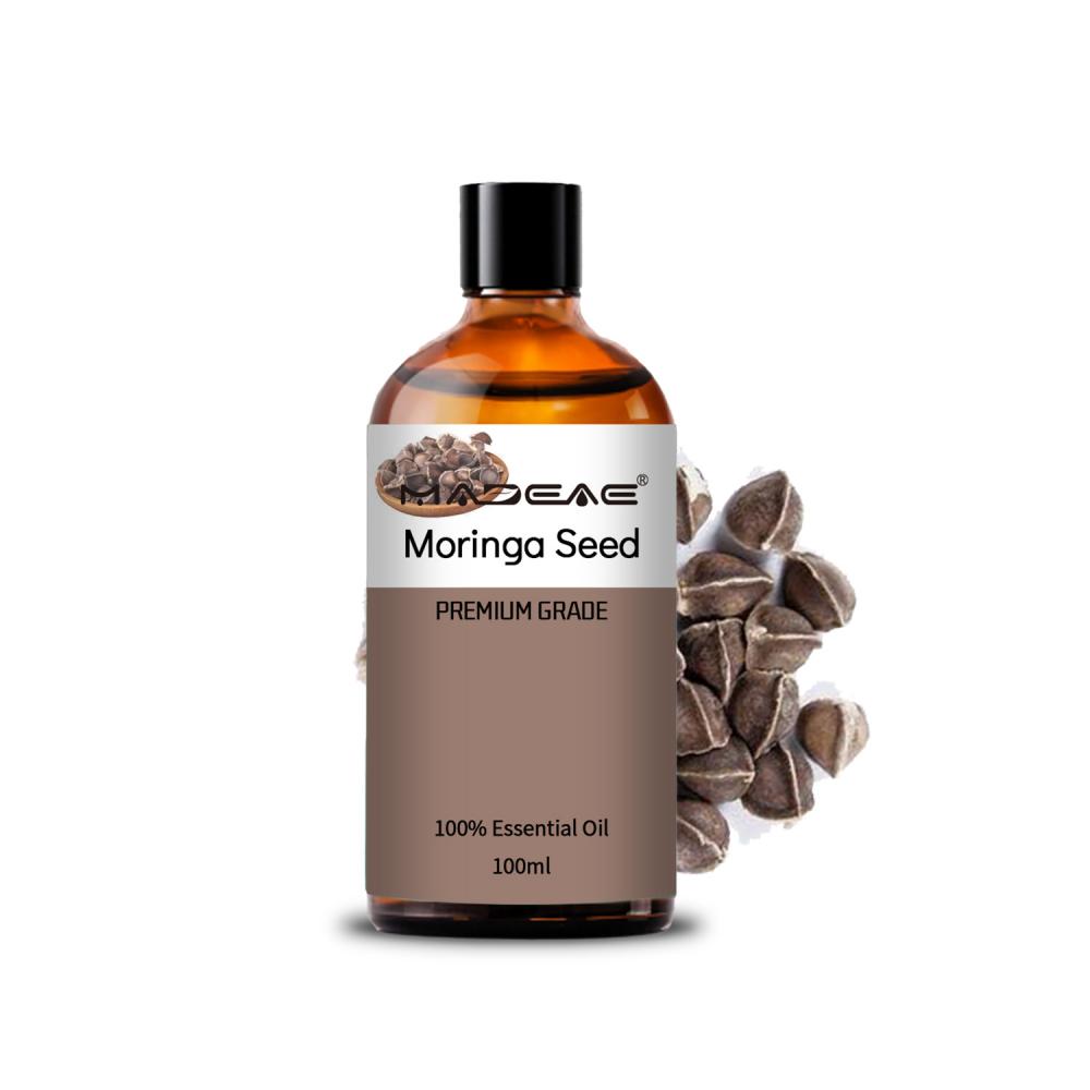 Puro e natural Moringa Oil Preço Terapêutico Cuidado com a pele Moringa Oil de semente