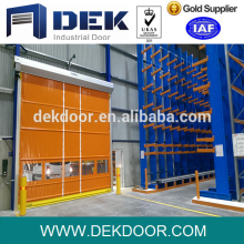 High speed pvc folding doors for storages