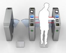 Entrance ESD Tester Turnstile Gate