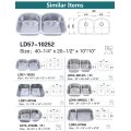 고품질 304 더블 핸드 워시 키친 undermount 싱크