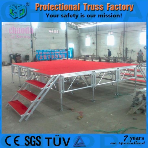 2016 Factory Wooden Satge For Church Mechanical Stage Aluminum Table