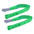 Lifting sling straps 2ton green