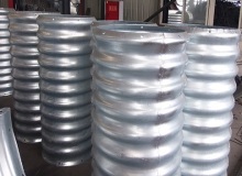 corrugated galvanized steel tubes