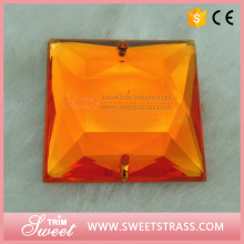 China acrylic flat stones for clothes decoration