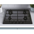 Candy Gas Hobs UK 4 Rings Black Steel