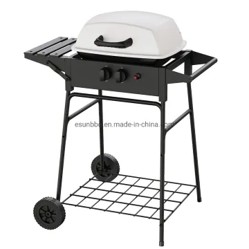 2 Burner Outdoor Gas Grill with Trolley Entry Level OPP Propane Grill Gas