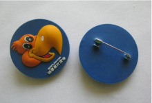 ready sale embossed cute woodpecker pattern soft pvc pin pins