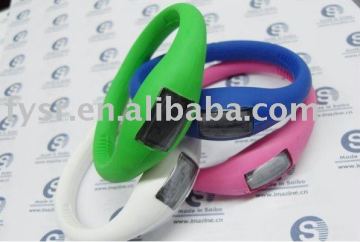 Fashional silicone rubber Ion sports watch