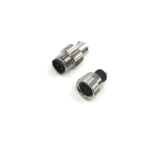 Male & Female 3Pin M8 M12 Electrical Wire Plug Connector - Waterproof Sensor Connector