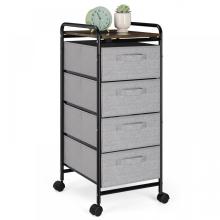 Dresser with 4-Drawers Storage Fabric Dresser Storage