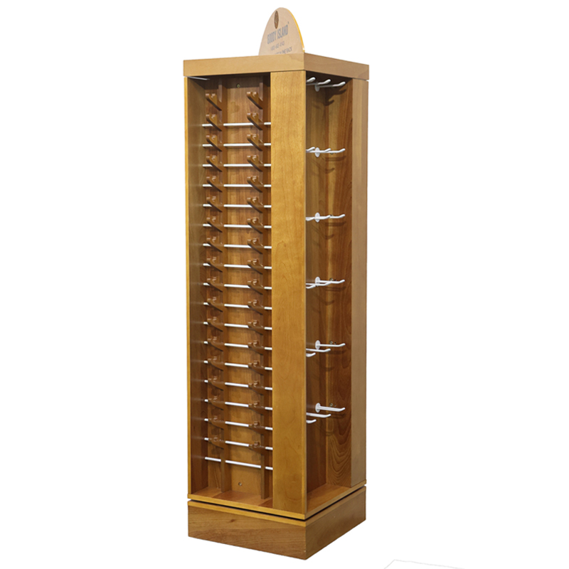 Top table Wooden eyewear display stand