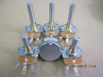 Lap Wire Potentiometers Ra24y-20s-3w-5kohm Potentiometer For Sound Duct Machine