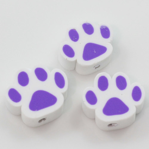 10 * 12MM Cartoon Animal Sole Polymer Caly Slice Per Cartoon Glue Phone Shell Accessori o fai da te Accessori Clay Decor