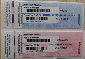 Windows Product Key Sticker For Windows Xp Professional Oem